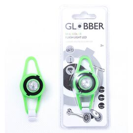 Фонарь велосипедный Globber FLASH LIGHT LED, зеленый, 522-106, изображение  - НаВелосипеде.рф