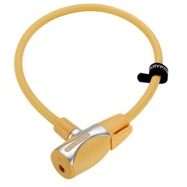 Замок велосипедный Kryptonite KryptoFlex 1265 Combo Cable Medium, Orange, 2020, 0720018002727, изображение  - НаВелосипеде.рф