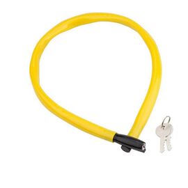 Замок велосипедный Kryptonite Keeper 665 Key CBL 6x65CM, Yellow, 2020, 0720018002468, изображение  - НаВелосипеде.рф