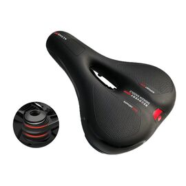Седло велосипедное Wheel Ap, комфорт, 255x190 мм, Memory foam SADDLE, Elastomer, черный, УТ00019527, изображение  - НаВелосипеде.рф