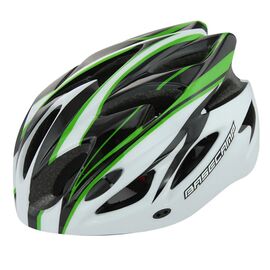 Шлем велосипедный CIGNA WT-012, чёрный/зеленый/белый, Вариант УТ-00243178: Размер: 57-62 см, изображение  - НаВелосипеде.рф