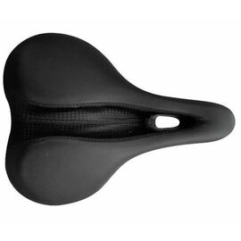 Седло велосипедное Forward актив, 270x170 mm, черный. HF-6039, изображение  - НаВелосипеде.рф