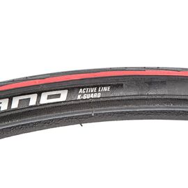 Велопокрышка Schwalbe Lugano 700x23C, черно-красная, 11101012, изображение  - НаВелосипеде.рф