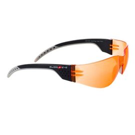 Очки велосипедные SWISSEYE Outbreak Luzzone, спортивные, оправа чёрный/серый, линзы оранжевые, 14058, изображение  - НаВелосипеде.рф