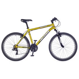 Горный велосипед AUTHOR Outset 26 2017, Вариант УТ-00023292: Размер 15" (Рост: 145-158см); Цвет: серебро/синий, изображение  - НаВелосипеде.рф