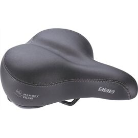 Седло велосипедное BBB SoftComfort, комфортное, 210 х 240, черное, BSD-25, изображение  - НаВелосипеде.рф