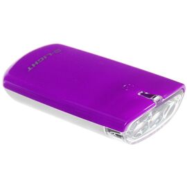 Фара велосипедная D-LIGHT CG-120W, фиолетовый, 3005, изображение  - НаВелосипеде.рф