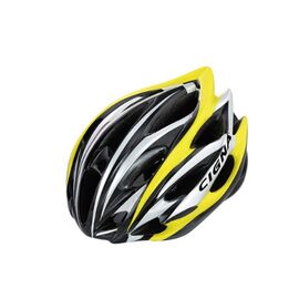 Шлем велосипедный Cigna WT-015, чёрный/жёлтый/серебристый, 883033, изображение  - НаВелосипеде.рф