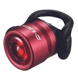 Фонарь велосипедный D-LIGHT CG-212R-Red, задний, габаритный, корпус алюминий, красный, 3086, изображение  - НаВелосипеде.рф