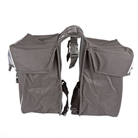 Велосумка-штаны M-WAVE, 2в1, на багажник, 30 л, черно-серая, 5-122315, изображение  - НаВелосипеде.рф