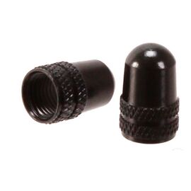 Колпачок на ниппель Vinca Sport, алюминий, черный, 10 штук, CAP 01 black, изображение  - НаВелосипеде.рф