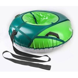 Санки STELS, надувные D125см, верх тентовая ткань, без камеры зелёно-салатовый, изображение  - НаВелосипеде.рф