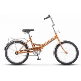Складной велосипед STELS Pilot-410 Z011 20" 2020, Вариант УТ-00243390: Рама: 13,5" (Рост: 130-145 см.), Цвет: оранжевый, изображение  - НаВелосипеде.рф