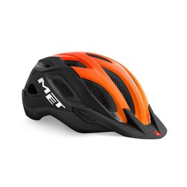 Велошлем Met Crossover BLACK ORANGE/GLOSSY 2021, 3HM109CE00MAR3, Вариант УТ-00245609: Размер: M (52/59 см), изображение  - НаВелосипеде.рф