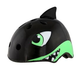 Шлем велосипедный CORSA Kids, детский, черная акула, СORSASHARKBK, Вариант УТ-00221939: Размер: 50-54 см, Цвет: черный, изображение  - НаВелосипеде.рф