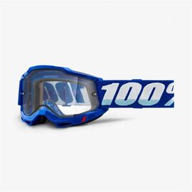 Веломаска 100% Accuri 2 Enduro Goggle Blue / Clear Dual Lens, 50221-501-02, изображение  - НаВелосипеде.рф