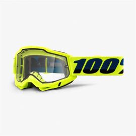 Веломаска 100% Accuri 2 Enduro Goggle Fluo Yellow / Clear Dual Lens, 50221-501-04, изображение  - НаВелосипеде.рф