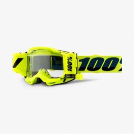 Веломаска 100% Accuri 2 Forecast Goggle Fluo Yellow / Clear Lens, 50221-901-04, изображение  - НаВелосипеде.рф