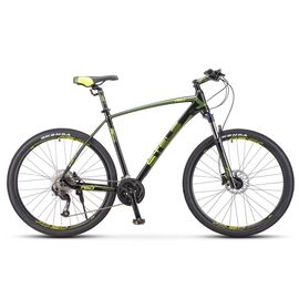 Горный велосипед STELS Navigator 760 D V010 27.5" 2020, Вариант УТ-00245811: Рама: 16" (Рост: 150-165 см), Цвет: черный, изображение  - НаВелосипеде.рф
