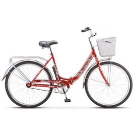 Складной велосипед STELS Pilot-810 Z010 26" 2020/21, Вариант УТ-00245347: Рама: 19" (Рост: 172-180 см), Цвет: красный, изображение  - НаВелосипеде.рф