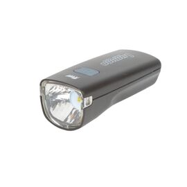 Фара AUTHOR 1 диод повышенной яркости 1W/2 функции A-Lumina 1W черно-серая с батареей 8-12002233, изображение  - НаВелосипеде.рф