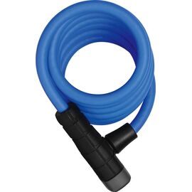 Замок велосипедный ABUS Primo 5510K/180см SCMU, трос 10 мм, ключ, с кронштейном, голубой, 05-0014297, изображение  - НаВелосипеде.рф