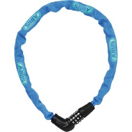 Замок велосипедный ABUS Steel-O-Chain 5805C/75 см, цепь 5 мм, кодовый 4-х разрядный, голубой, 05-0072494, изображение  - НаВелосипеде.рф