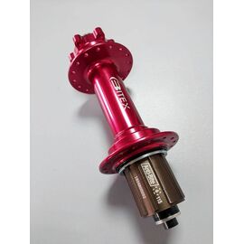 Втулка велосипедная Bitex, задняя, для фэтбайка, барабан Shimano алюминий, QR, 190 мм, красный, FB-MTR-M10-190Red_ShimAL, изображение  - НаВелосипеде.рф