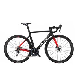 Шоссейный велосипед Wilier Cento 10 SL Ultegra Di2 Disc Cosmic SL 45 28" 2021, Вариант УТ-00245420: Рама: L (Рост: 177-182 см), Цвет: Черный/красный, изображение  - НаВелосипеде.рф