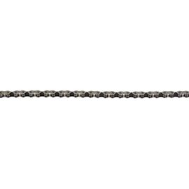Цепь велосипедная KMC K1 WIDE, 112 звеньев, 1/2"х1/8", с замком CL710, 1 скоростная для BMX, серебристо-черный, 6-190515, изображение  - НаВелосипеде.рф
