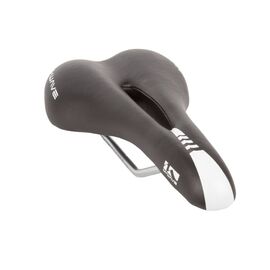 Седло велосипедное M-Wave Comp Х, спорт, 286г, 270х139мм, черно-белое, 5-251012, изображение  - НаВелосипеде.рф