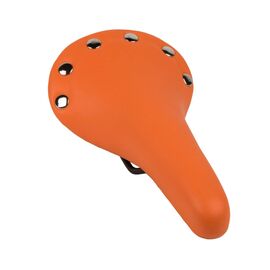 Седло  VENTURA RIVET, универсальное, 278х153 мм, ретро-дизайн, оранжевое,  5-251047, изображение  - НаВелосипеде.рф