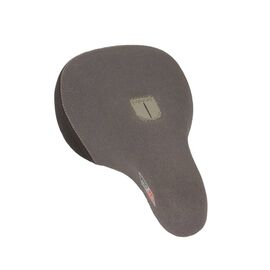 Седло велосипедное VELO VL-7125, BMX/FREESTYLE/DIRT, высокопрочное, 22х131.5мм, серо-черное, 6-147125, изображение  - НаВелосипеде.рф