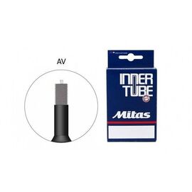 Велокамера Mitas C04, 25/37-584/597, AV40, Classic, BSC, толщина стенки 0,9 mm, 5-10300514-111, изображение  - НаВелосипеде.рф