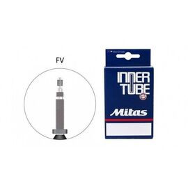 Велокамера Mitas D08, FV47, Classic, BSC, толщина стенки 0,9 mm, 5-10301311-111, изображение  - НаВелосипеде.рф