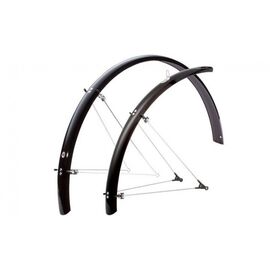 Крылья велосипедные SKS А 60 S PET, 26", ширина 60мм, со спойлером, черные, 6327 47 28 30, изображение  - НаВелосипеде.рф