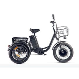 Электротрицикл Eltreco Porter Fat 500 20" 2021 , Вариант УТ-00242779: Рама: one size, Цвет: черный, изображение  - НаВелосипеде.рф