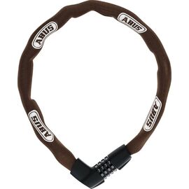 Замок велосипедный ABUS Tresor 1385/85 см, цепь 7 мм, код 4-х разрядный, 1050 гр, коричневый, 05-0048569, изображение  - НаВелосипеде.рф