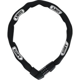 Замок велосипедный ABUS Tresor 1385/110 см, цепь 7 мм, кодовый 4-х разрядный, класс защиты 7/15, черный, 05-0048628, изображение  - НаВелосипеде.рф