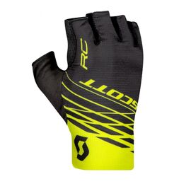 Перчатки велосипедные SCOTT RC Pro, короткий палец black/sulphur yellow, ES275393-5024, Вариант УТ-00224022: Размер: М, изображение  - НаВелосипеде.рф