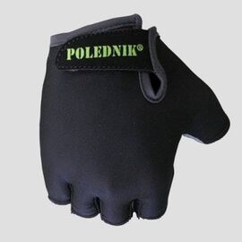 Велоперчатки Polednik BASIC, верх лайкра, ладонь синтетическая кожа, черный, Вариант УТ-00244984: Размер: 10 L , изображение  - НаВелосипеде.рф