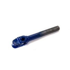 Вилка для прыжкового самоката, 100ммх1-1/8", стальная, резьбовая, шток 200мм, матовая, синяя, blue, изображение  - НаВелосипеде.рф