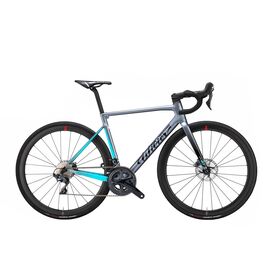 Шоссейный велосипед Wilier Zero SL21 Ultegra Disc Ksyrium S Disc 28" 2021, Вариант УТ-00245439: Рама: L (Рост: 177-182 см), Цвет: Серый/голубой, изображение  - НаВелосипеде.рф
