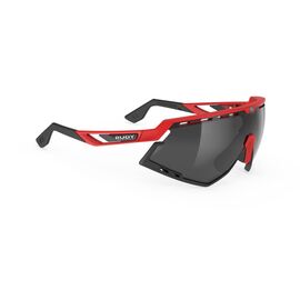 Очки велосипедные Rudy Project DEFENDER, Fire Red Matt - Smoke Black, SP521054-0000, изображение  - НаВелосипеде.рф