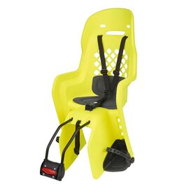 Детское велокресло Polisport Joy ff, заднее, крепление на подседельную трубу, fluo/dark grey, PLS8406500011, изображение  - НаВелосипеде.рф