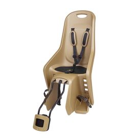 Детское велокресло Polisport Bubbly Maxi Plus ff 29", заднее,  на подседельную трубу, GOLD / BLACK, PLS8406700030, изображение  - НаВелосипеде.рф