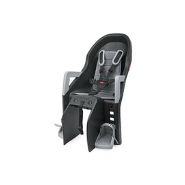 Детское велокресло Polisport Guppy maxi+ cfs, заднее, на багажник, dark grey/silver, PLS8640000015, изображение  - НаВелосипеде.рф