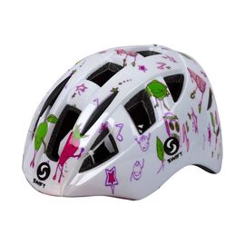 Велошлем детский SwiftBike, белый, Вариант УТ-00048530: Размер: 48-52 см, изображение  - НаВелосипеде.рф
