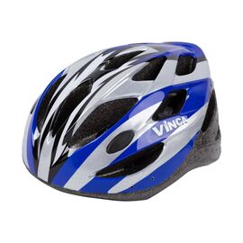Велошлем Vinca Sport, бело-синий, VSH 23 azuro, Вариант УТ-00010284: Размер: M (56-59 см), изображение  - НаВелосипеде.рф