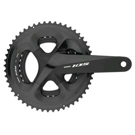 Система шатунов велосипедная Shimano 105 R7000, шатун 172.5 мм, черный, IFCR7000DX26L, изображение  - НаВелосипеде.рф